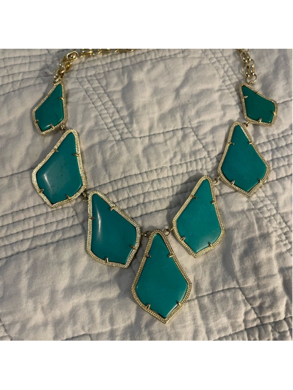 Teal Statement Necklace
